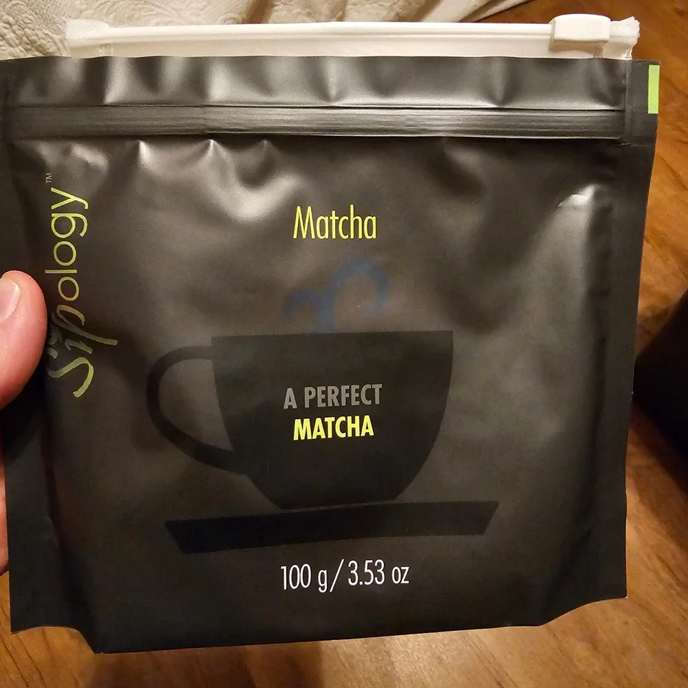 Sipology Coconut Matcha Green Tea Powder 3.53 oz 100g Steeped Tea 100 Servings
